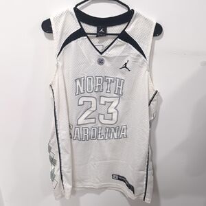 Vintage Michael Jordan White UNC Jersey Special Edition